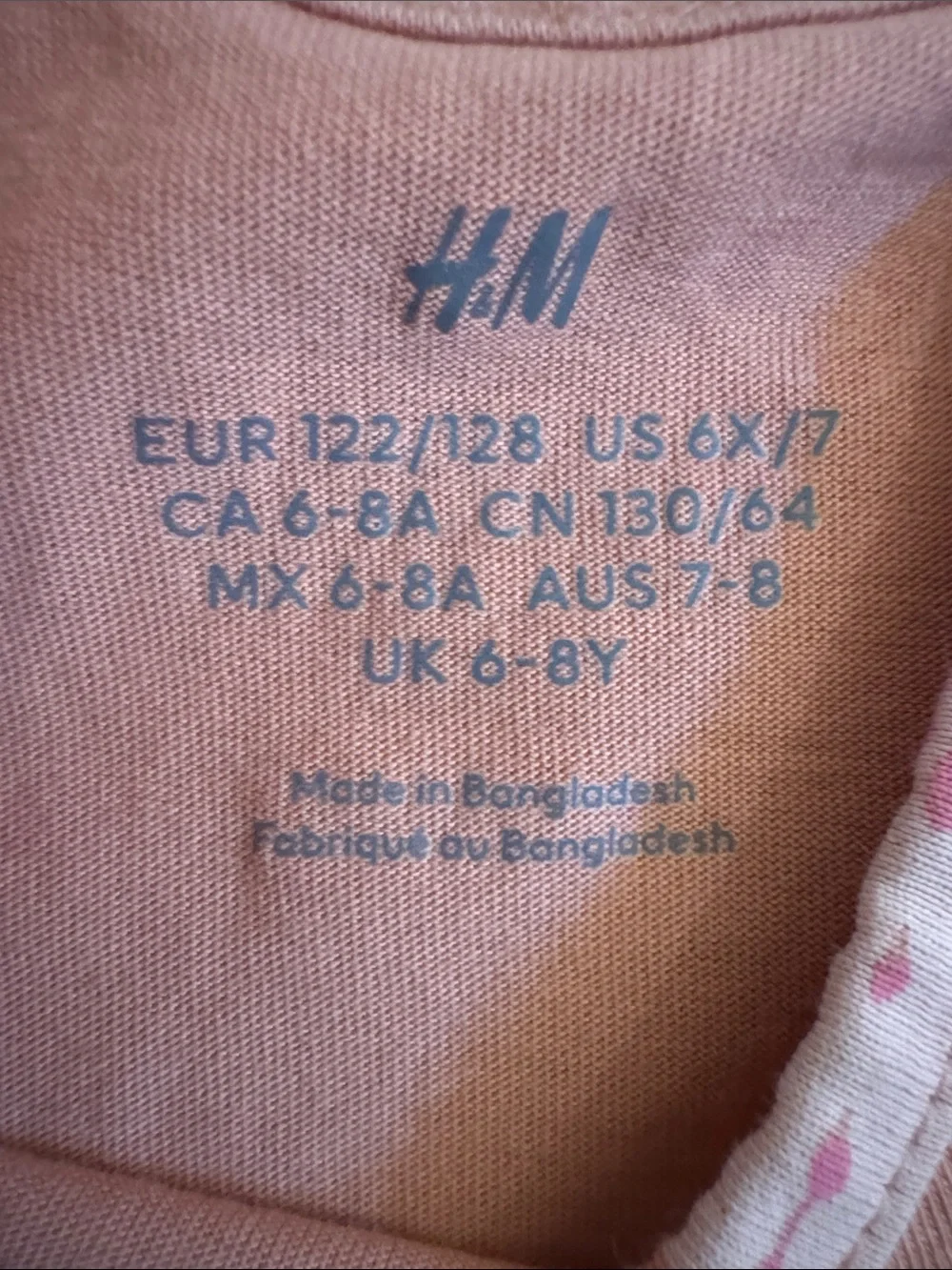H&M Pink Butterfly Tank Dress